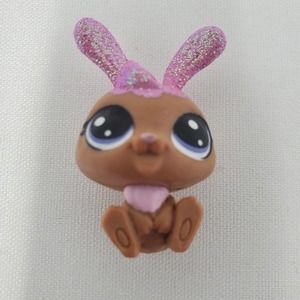 Littlest‎ Pet Shop LPS MINI 3907 Rabbit Bunny Pink Glitter